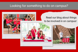 Being Involved on Campus Blog Graphic