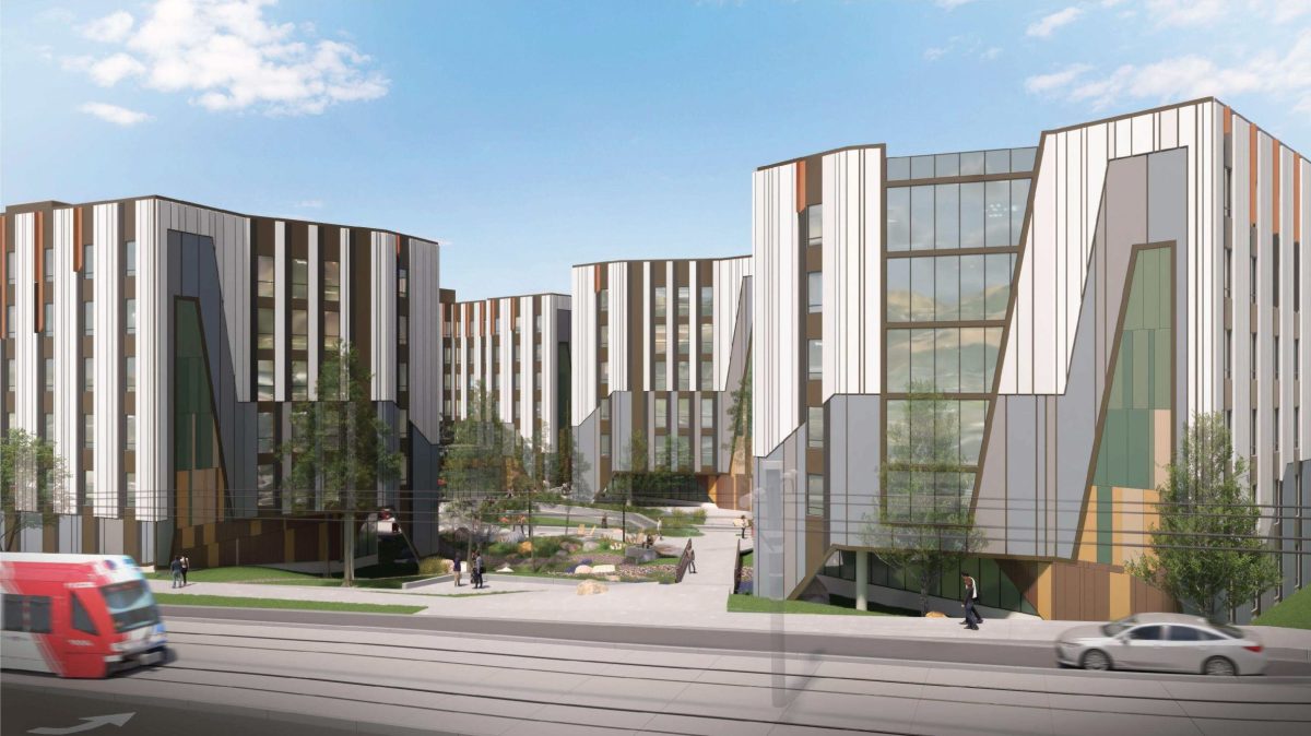 University of Utah P3 HOUSING Building Rendering